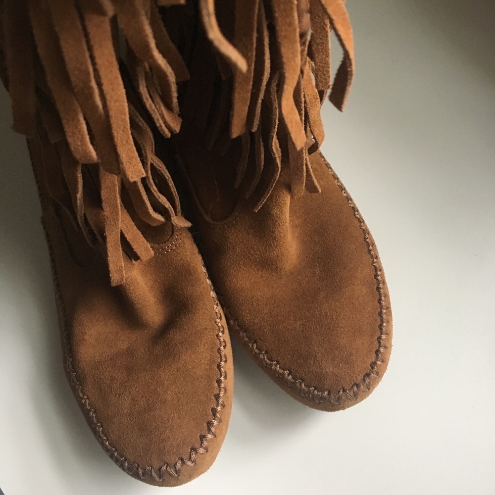 Lauren Conrad Fringe Boots